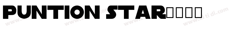 puntion star字体转换